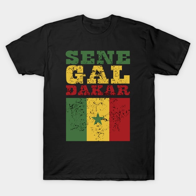 Flag of Senegal T-Shirt by KewaleeTee